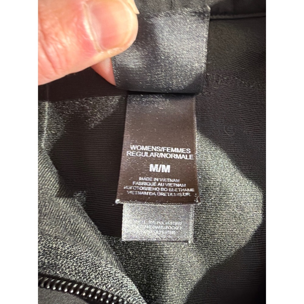 The North Face Apex Softshell Jacket Womens Medium Black Full Zip Mock Neck TNF - Picture 6 of 9